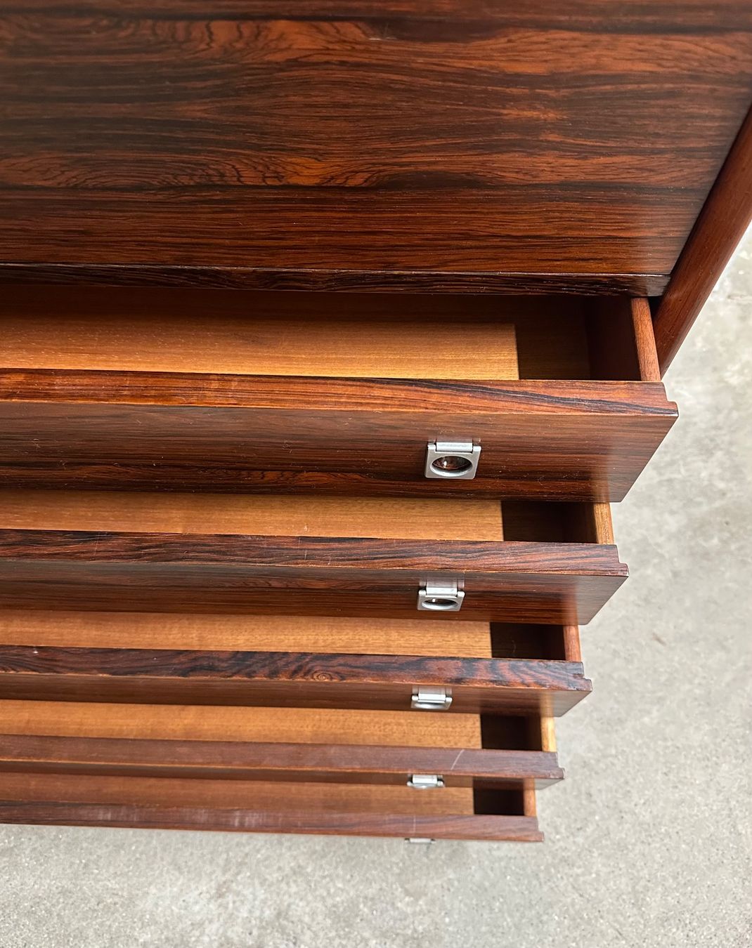 Credenze: Danish Teak Highboard by Arne Vodder 60s – Usato da Basel venduto da MidMod20C 6