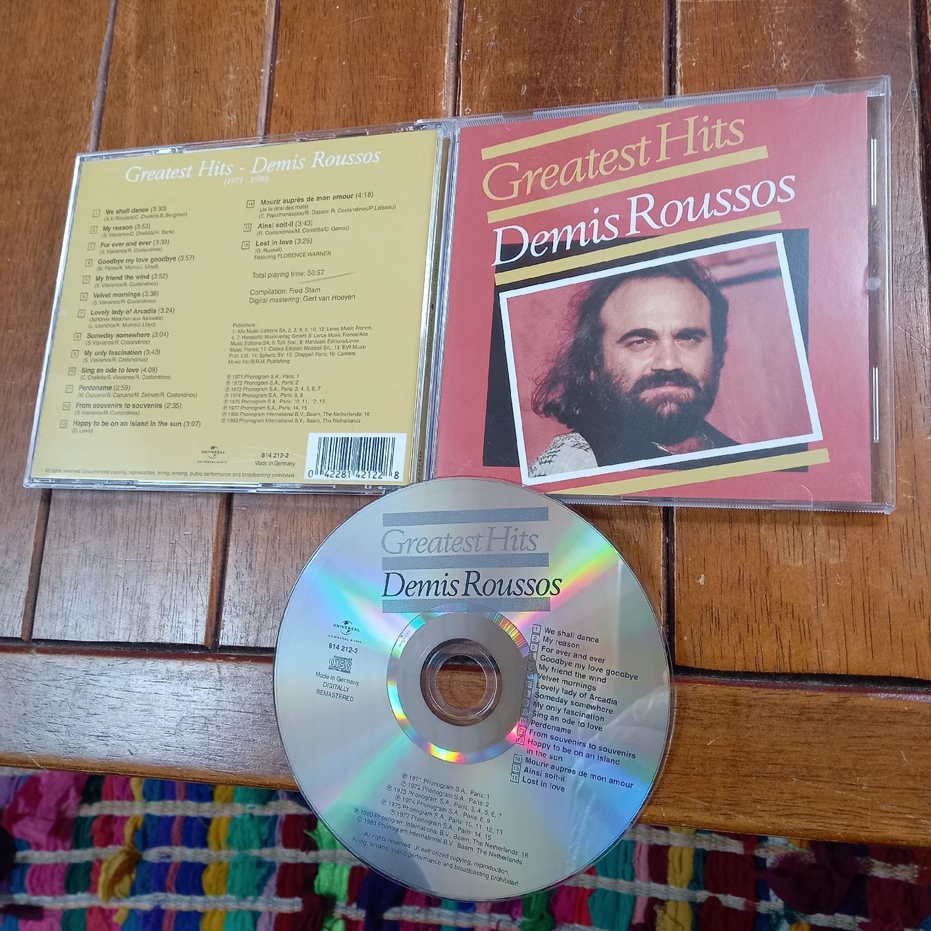CD: demis roussos- greatest  – Usato da St-Cergue venduto da VeganWarrior