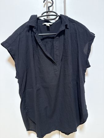 Leichte Baumwollbluse oversize