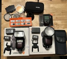 Godox Blitz Set Canon – V1C + V860III C + XPro-C + AK-R1 