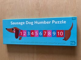 Neuwertiges Hund Zahlenpuzzle für Kinder ab 3