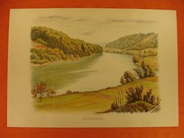 DER THURGAU 11 VON 12 LITHOGRAPHIEN VON E.E. SCHLATTER
