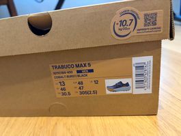 Asics Trabuco Max 5, Cobalt Burst/Black, EU 48, UK 12, neu