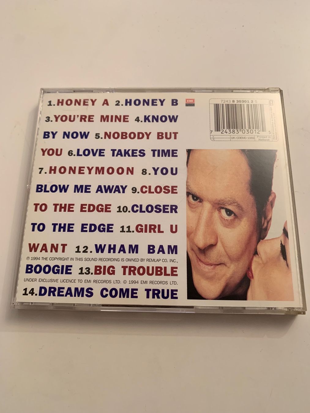 CD: Robert Palmer / Honey / 1994 – Usato da Dübendorf venduto da Shreck 1