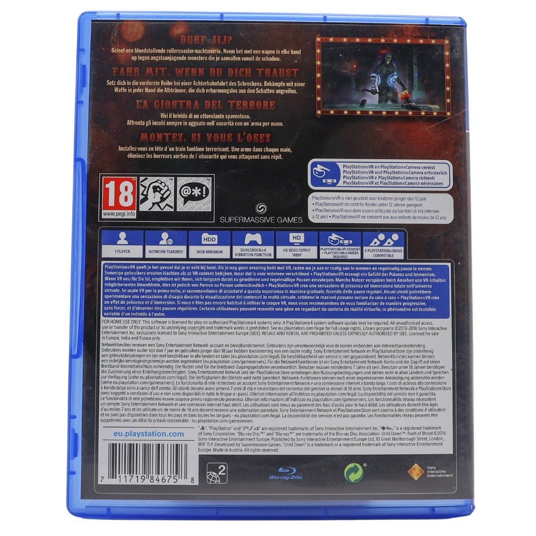 Giochi: Until Dawn Rush of Blood - PS4 – Usato da Paudex venduto da dindeboy 1