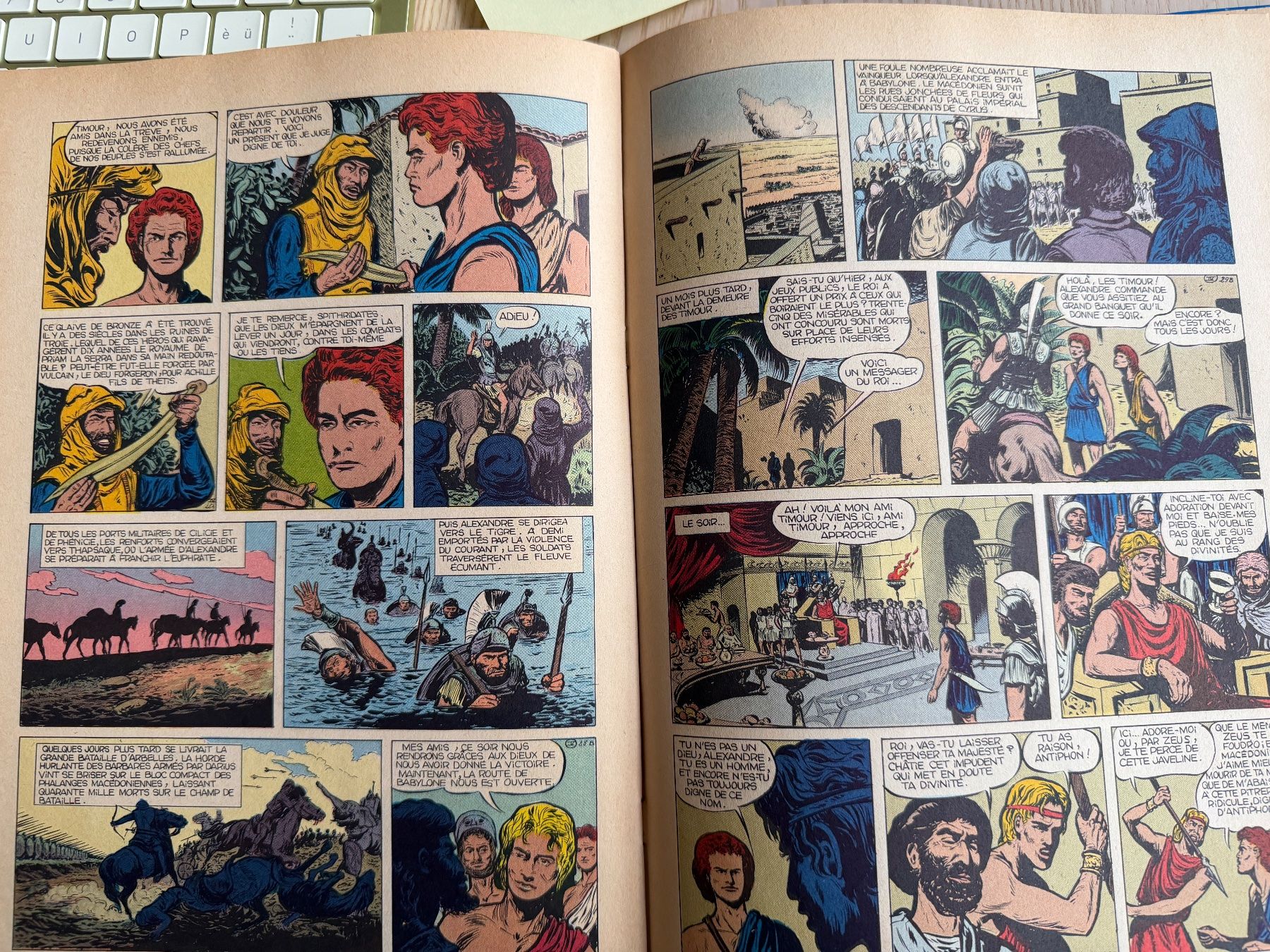 Fumetti: Les Timour: Le Glaive et le Bronze, édition originale 1958 – Usato da Fribourg venduto da J334455 6