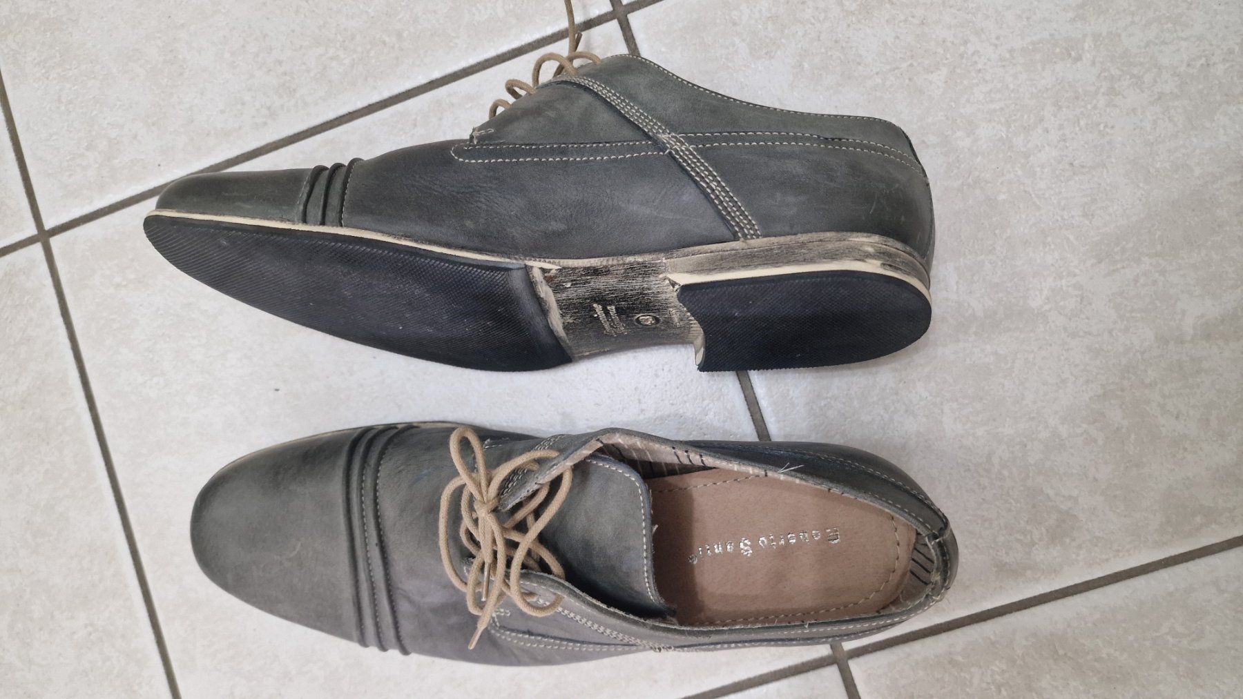 Roberto Santi Herrenschuhe: GRAU LEDER SCHUHE GR:43  GÜNSTIG – Gebraucht aus Waldenburg von suzukibl 5