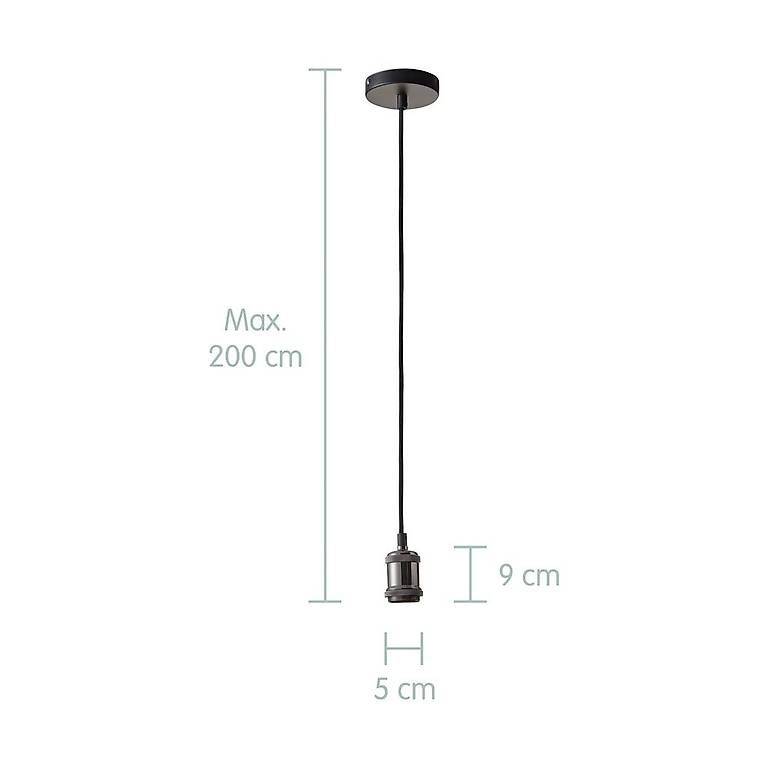 Lampadari & plafoniere: COLOMBA Hängelampe anthrazit – Usato da Sissach venduto da mondilux 5