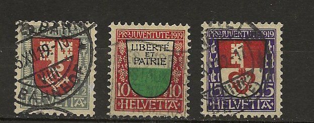 Alle Briefmarken: Pro Juventute 1919 – Gebraucht aus Sion von PierreP01