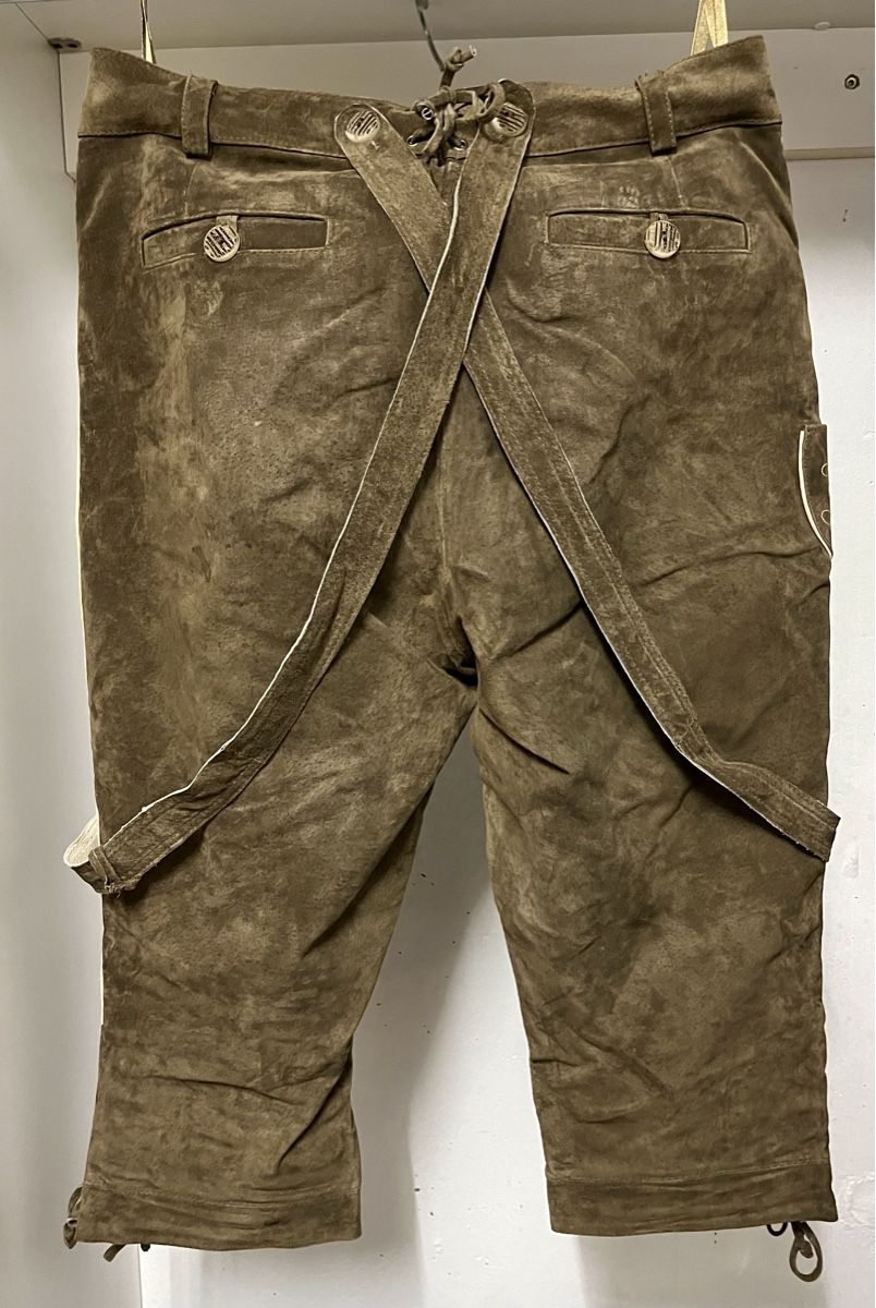 Pantaloni: Lederhose von WIESENPRINZ - Echtleder, Grösse 48 – Nuovo (secondo la descrizione) da Zürich venduto da VVintage 2