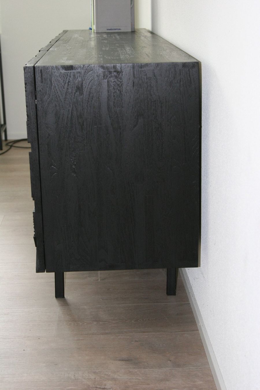 Ethnicraft Cassettiere: Ethnicraft Graphic Sideboard Teak massiv schwarz – Usato da Büren an der Aare venduto da Sabinem71 2