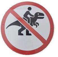 Dinosaurier -   Blechschild  (neu/OVP)