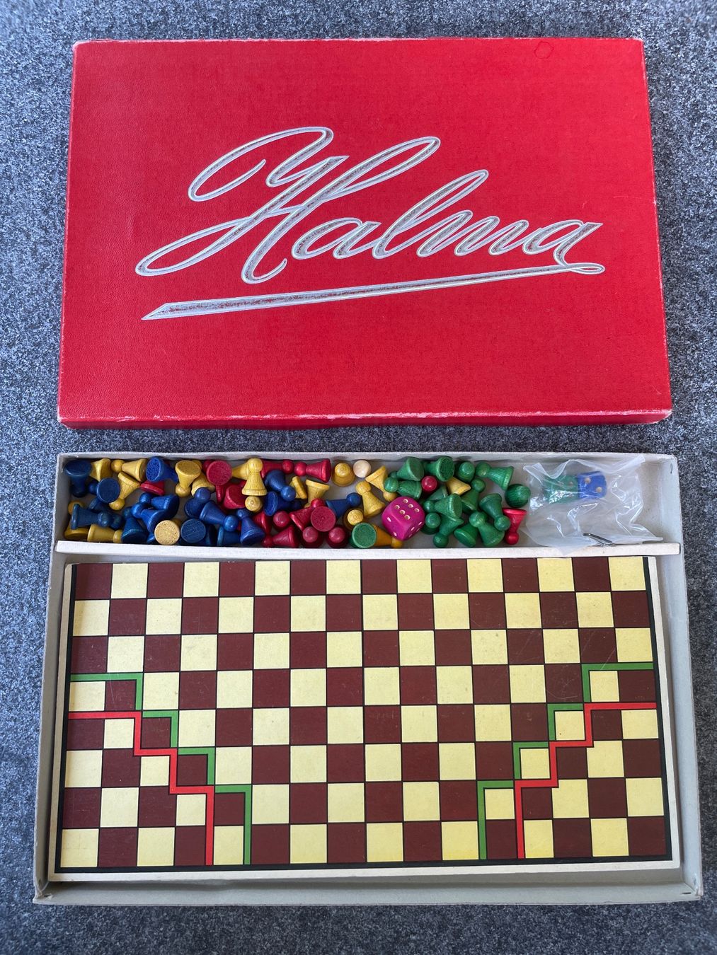 Giochi: Antikes Spiel Halma – Usato da Winterthur venduto da cheerio97 1
