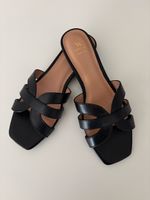 ✨ Neue Luxus-Pantoletten im YSL-Style – Grösse 38 – Schwarz 