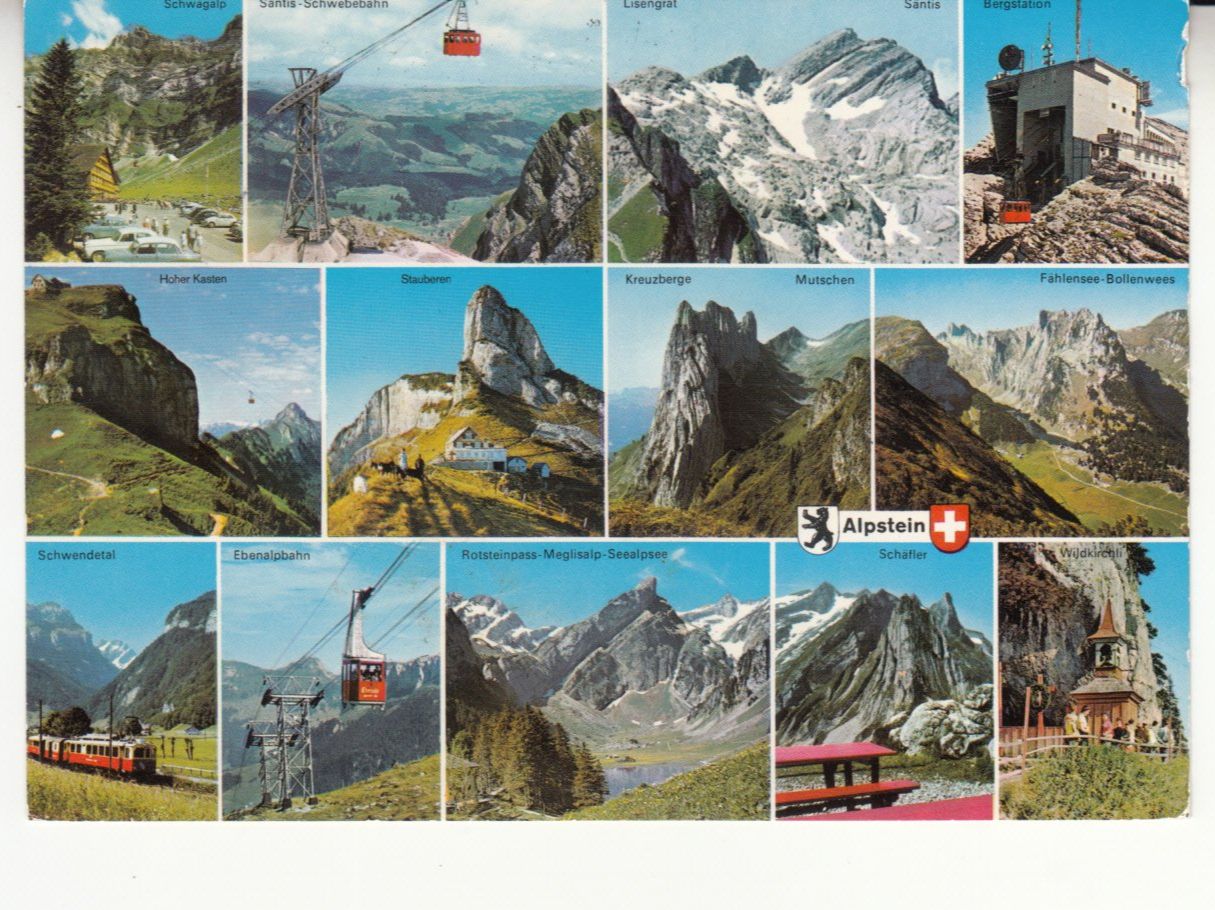 Cartoline postali: Alpstein 1970 – Usato da Bürglen TG venduto da StampGraf