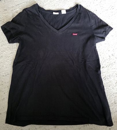T-shirt Levi's noir col V taille M