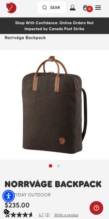 Fjällräven Norrvåge Rucksack NP 220 chf