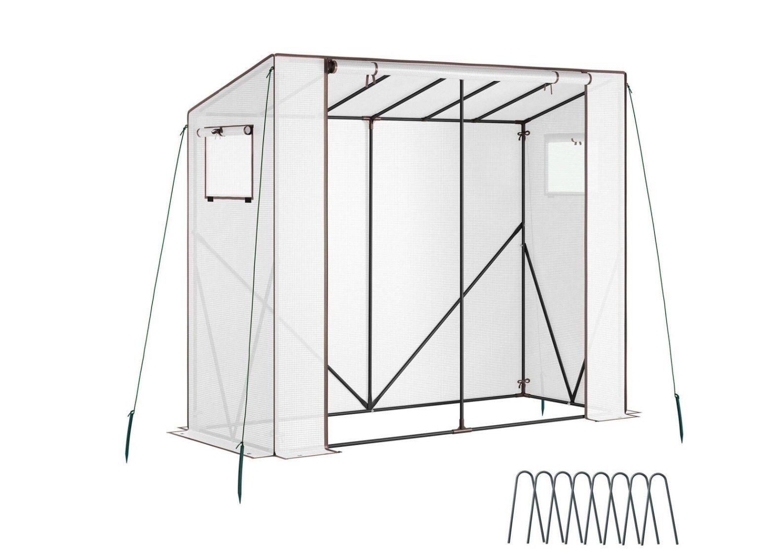 Gartenhäuser & Gewächshäuser: Foliengewächshaus Anton transparent – Neu (gemäss Beschreibung) aus Steinhausen von Retourenprofis 1