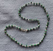 ✨Kette aus Silber und Smaragd ✨