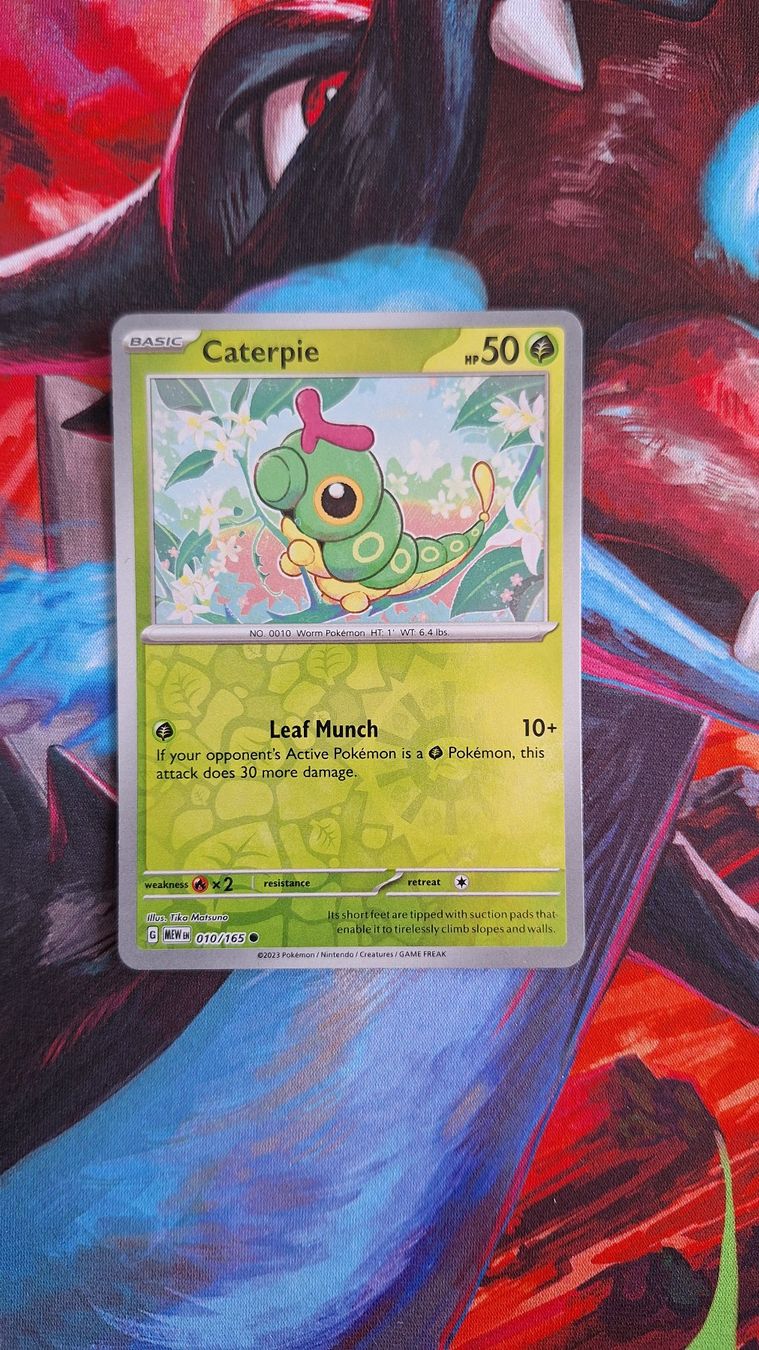 Pokémon Carte collezionabili: Caterpie Raupy - Reverse Holo - Pokemon Mew 151 – Usato da Altstätten SG venduto da GGsGameshop