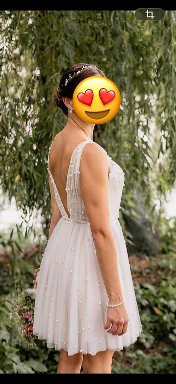 Vestiti: Hochzeitskleid kurz – Usato da Biel/Bienne venduto da sta_6xq6 2
