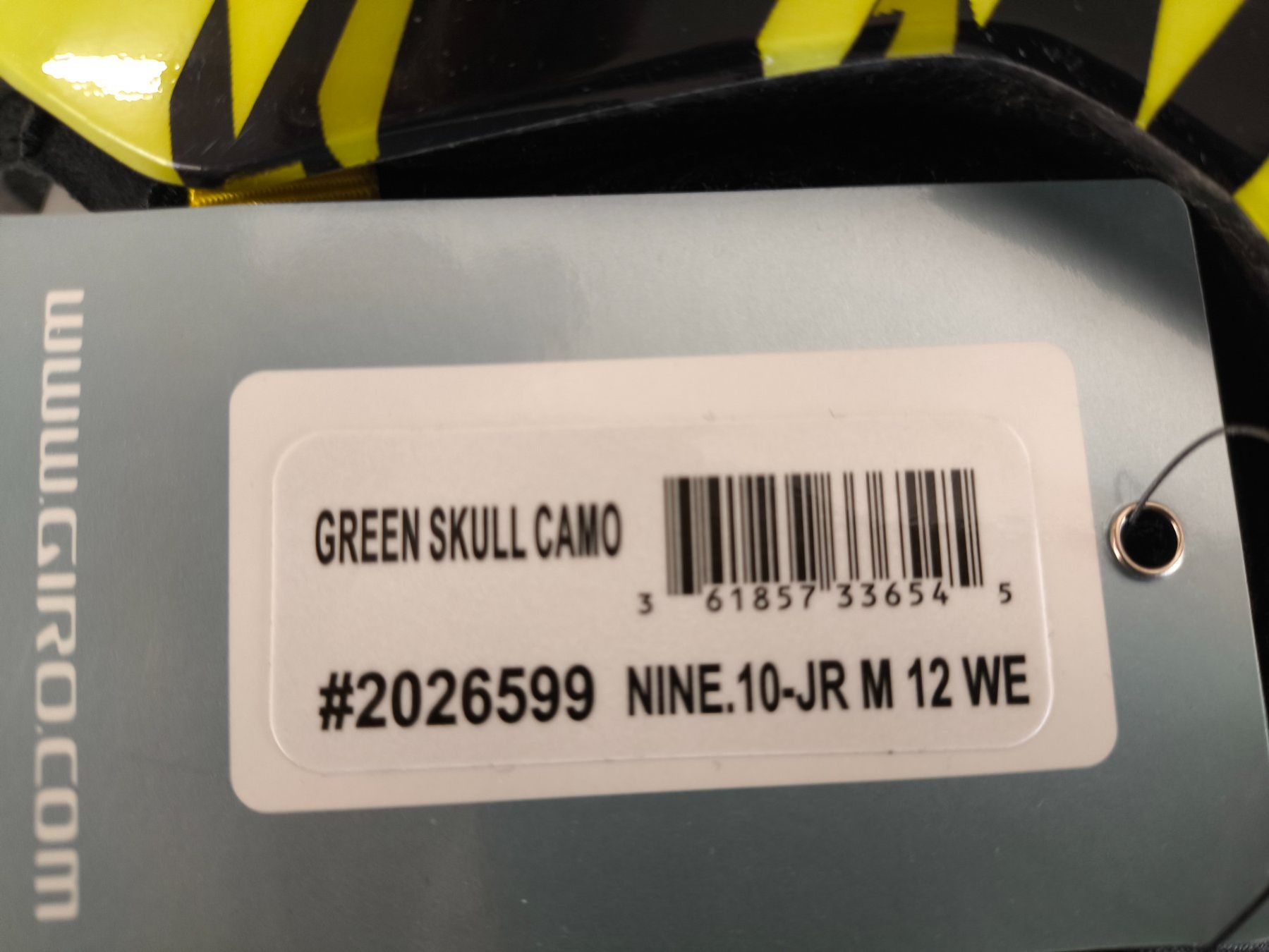 Giro Skihelm, neu, gelb/schwarz, Grösse M, Nine.10 JR! (Neu und