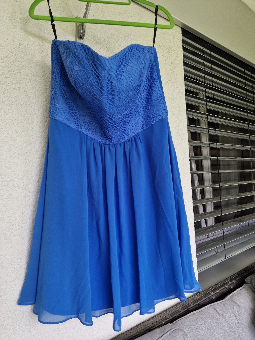 Vestiti: Vera Mont Cocktailkleid Gr. 40, blau – Nuovo (secondo la descrizione) da Wädenswil venduto da Gabinomi 6
