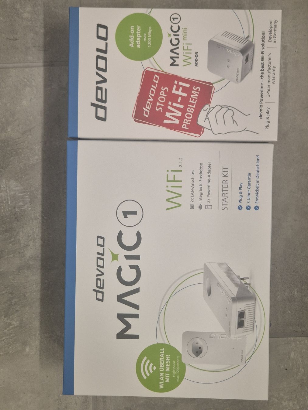 Devolo Unità & Adattatore: Devolo Magic 1 WiFi Starter Kit + Erweiterung Top Zustand – Usato da Pratteln venduto da attech_ 1
