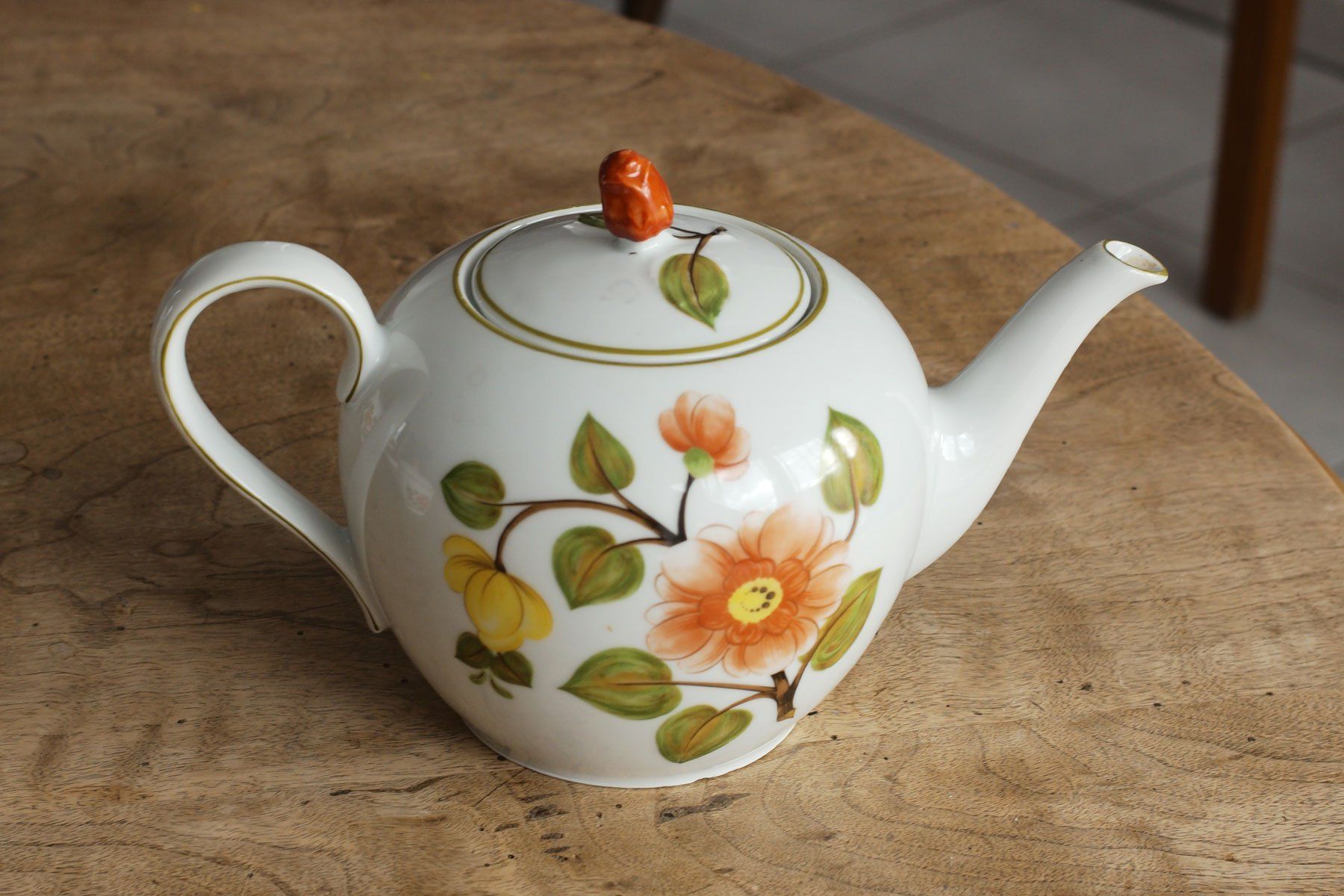 Teekannen: romantischer Tee-Servive mit Rosenmotiv, 6-teilig – Gebraucht aus Bubendorf von zimmers_creativteam 3