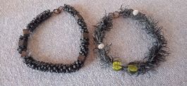 2 Modeschmuck- Halsketten
