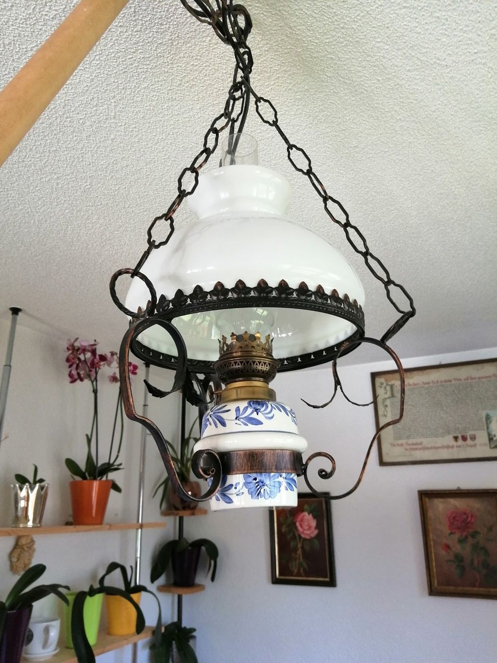 Lampes: 3 Antike Lampe – D'occasion à Werdenbergs par miliana1 2