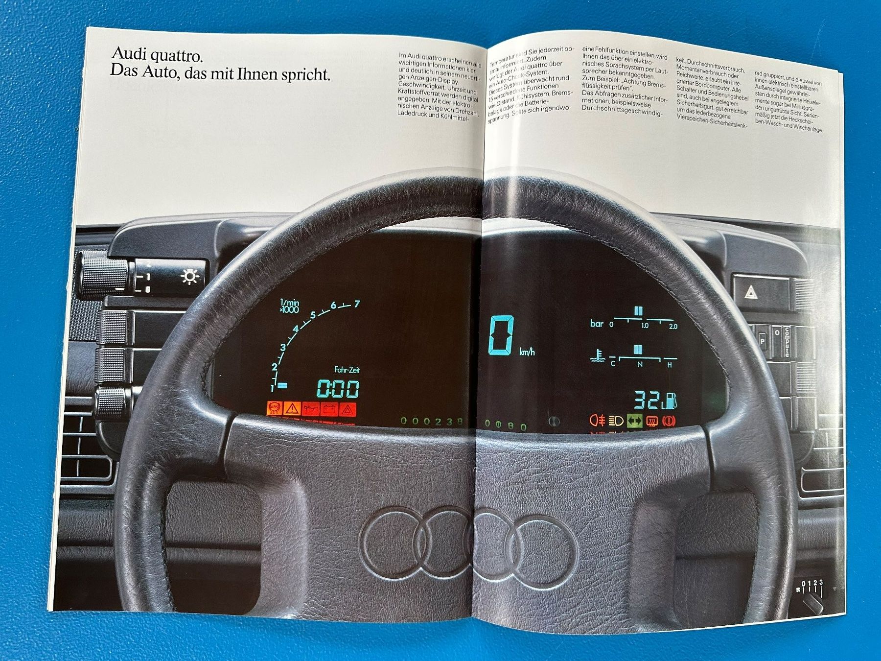 Audi Dokumente: Prospekt  Audi Quattro 1986 – Gebraucht aus Boswil von pavo1 7