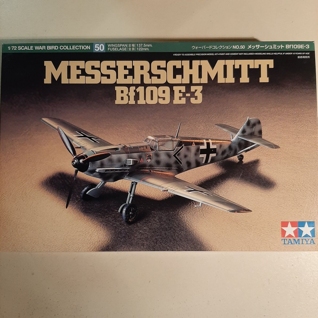 Tamiya Modellbausätze & Standmodelle: 1033 ... Messerschmitt Me Bf 109 E-3 ... Tamiya 60750 – Neu (gemäss Beschreibung) aus Bonstetten von Benibanny59