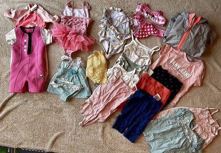 Grösse 86/92 Mädchen Kleiderpaket 19 teilig