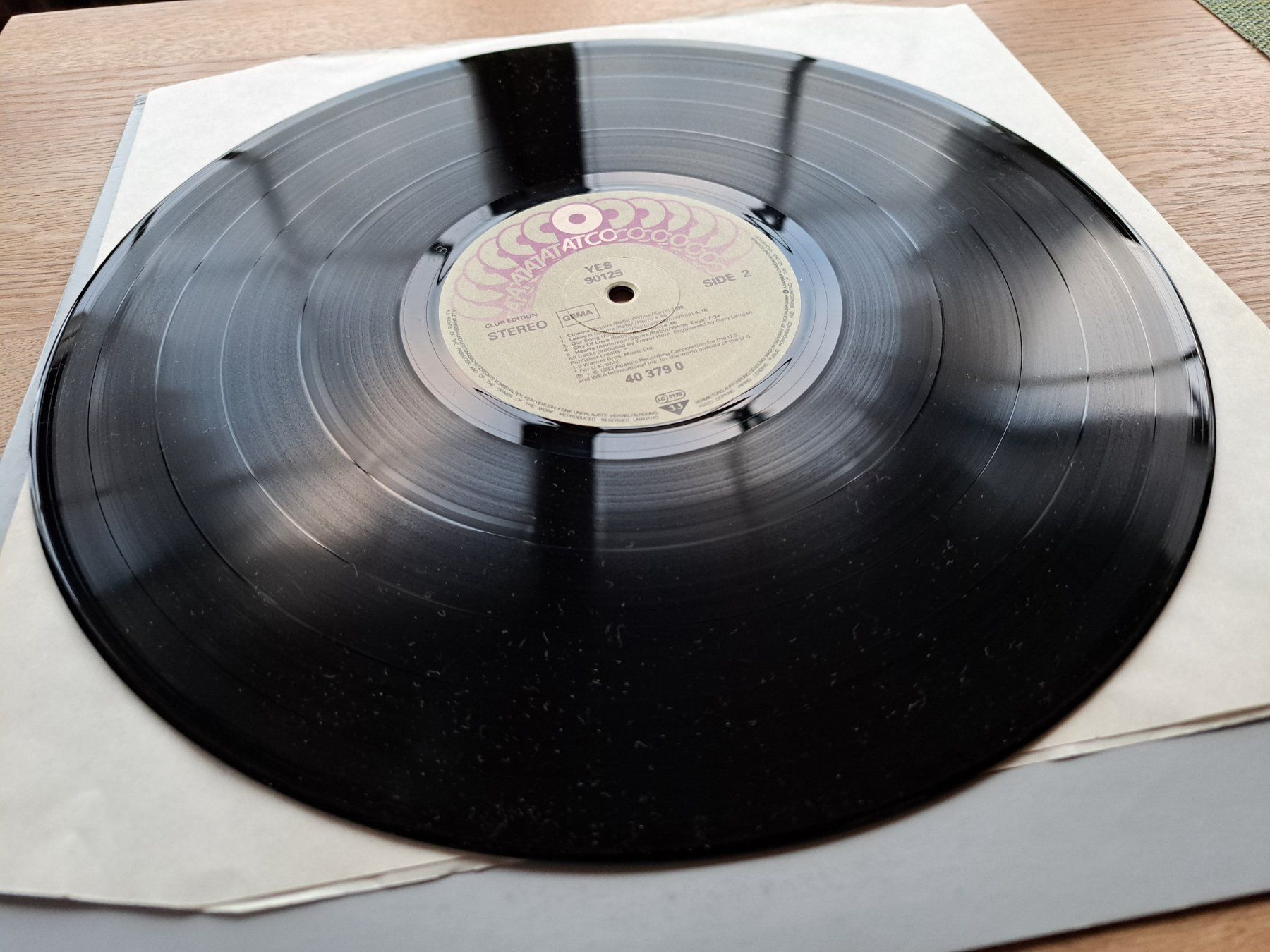 Dischi in vinile: Yes - 90125 – Usato da Meggen venduto da Ricardokoch 2