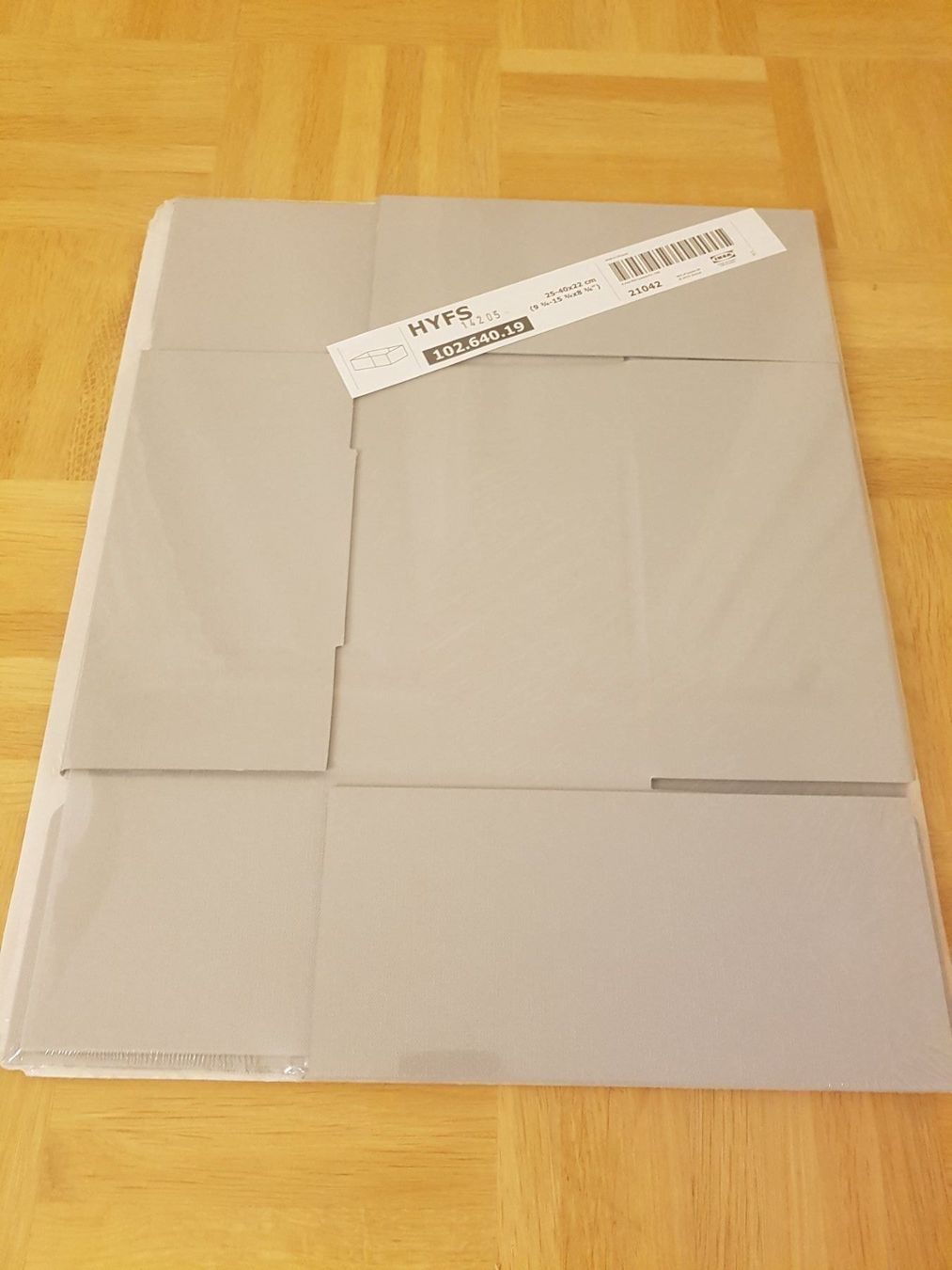 Ikea Contenitori & Simili: Hyfs extendable box IKEA grey – Nuovo e nell'imballaggio originale da Zürich venduto da yro_qvz7 1