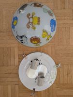 Globo Deckenleuchte Kiddy Tiermotiv Metall Weiss 2 x E27