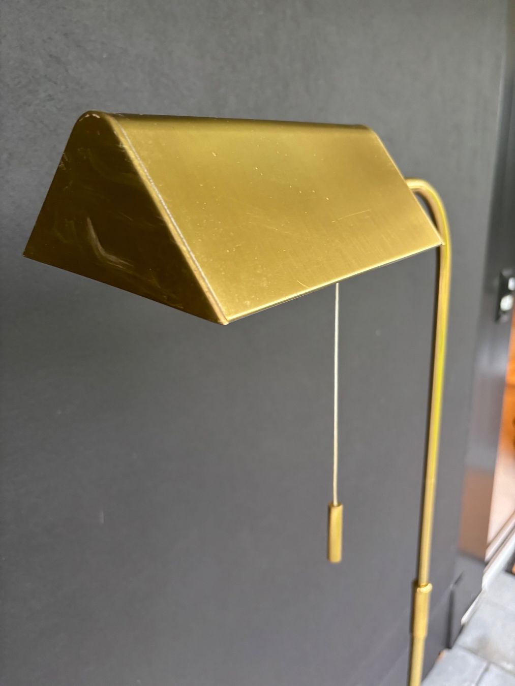 Lampade: Vintage Height-Adjustable Floor Lamp Brass Frame 70s/80s – Usato da Steinhausen venduto da ChromeVintage 4