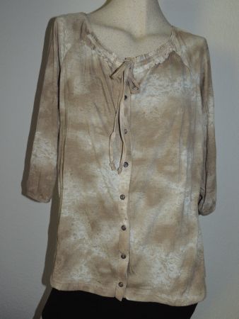 SCHÖNE BLUSE «STREET ONE» COTTON BATIK-LOOK NEU L