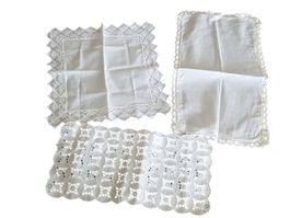 Taschentuch Spitzentuch Lot antik