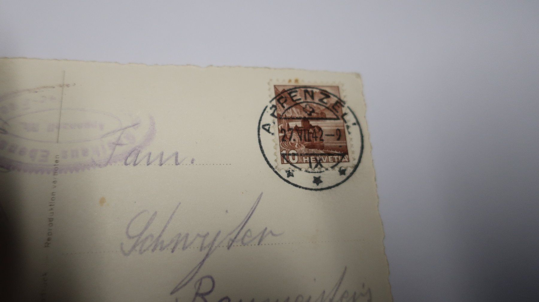 Ansichtskarten: Gasthaus Ebenalp – Gebraucht aus Cormoret von Pascalll2001 4