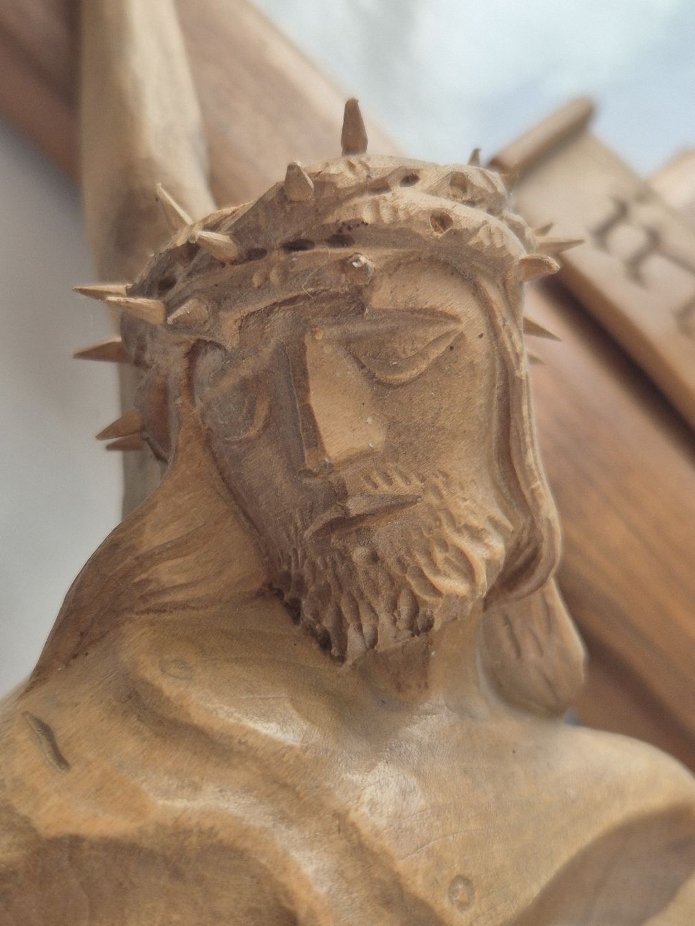 Sculture & Statue: geschnitztes Kreuz 53cm – Usato da Vilters venduto da Fleiflomi 3
