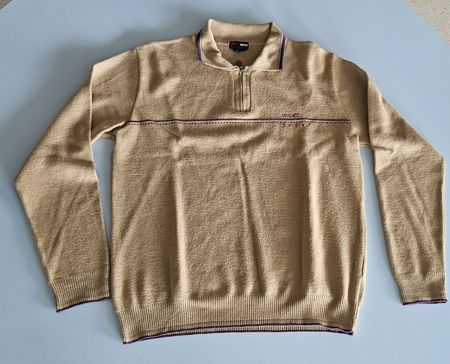 Versace Sport Pullover, beige, Grösse M – Top Zustand!