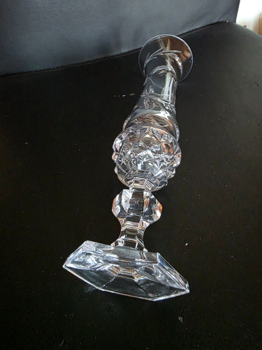 Vasen & Gefässe: antike Kristall Glas Vase 24 cm – Gebraucht aus Walterswil BE von Lonitti 5