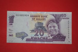 MALAWI - 20 Kwacha 2012 UNC (AA1802424)