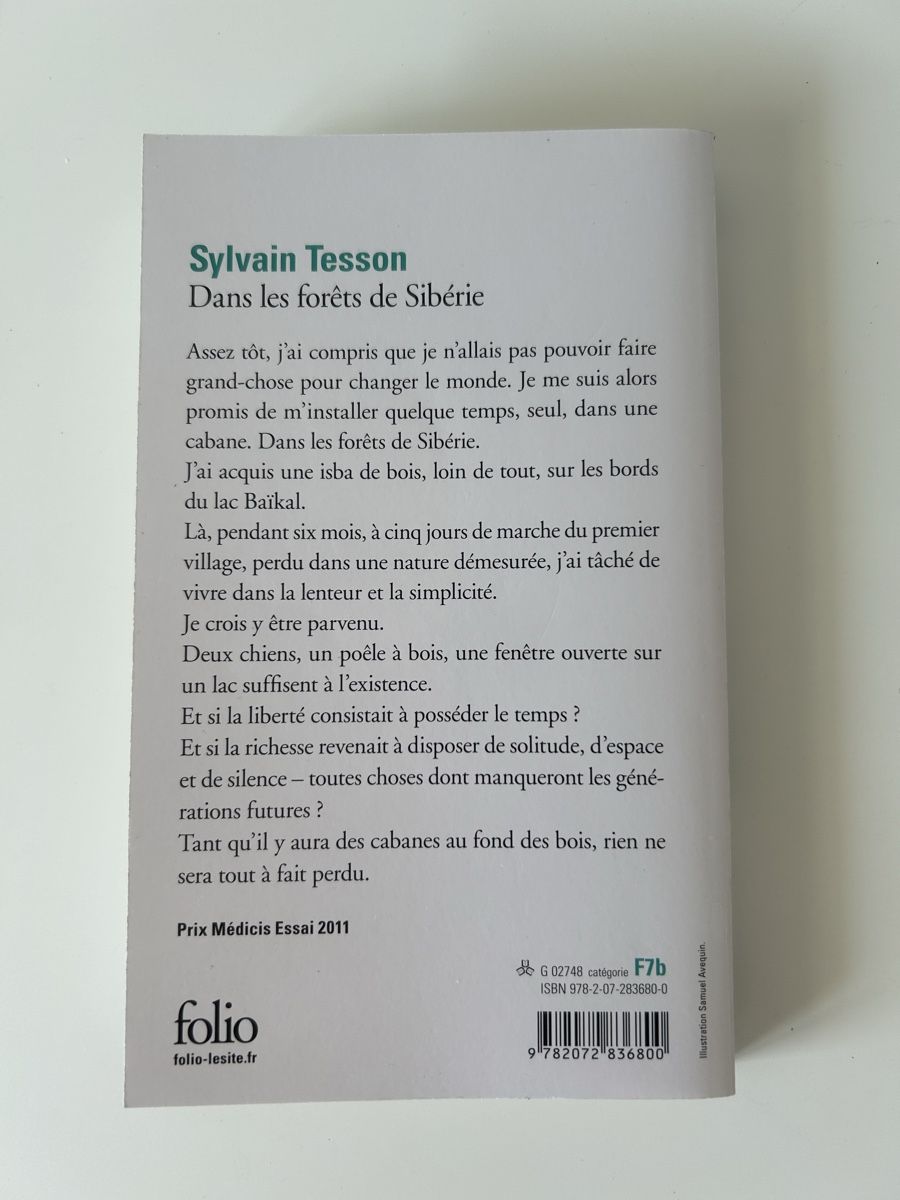 Libri: Dans les forêts de Sibérie, Sylvain Tesson – Usato da Sonceboz-Sombeval venduto da Anna_Maria09 1