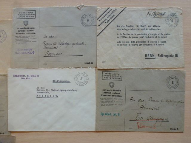 Tutti i francobolli: 21 Stück Feldpostbriefe Sonderstempel – Usato da Walkringen venduto da Casablanca777 5