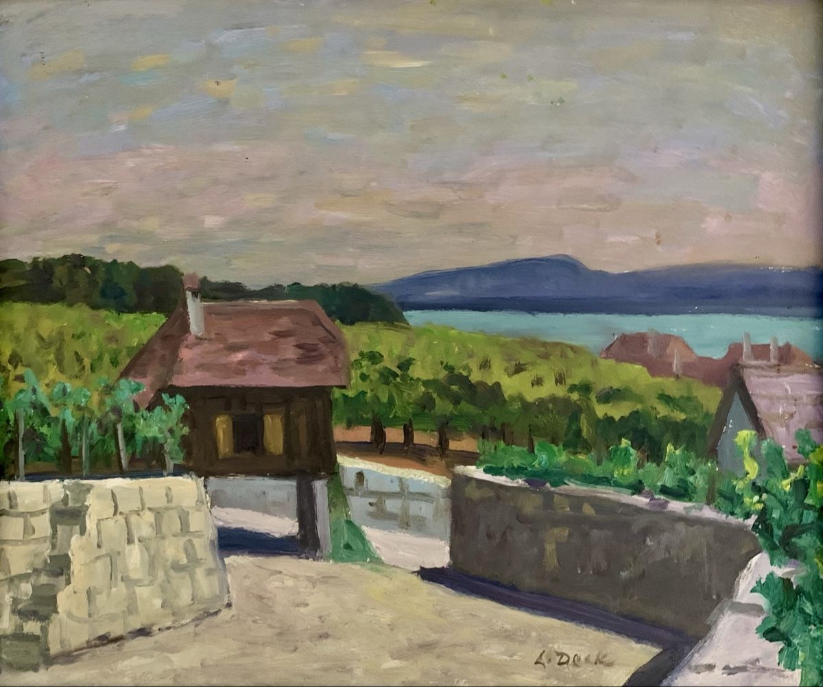 Dipinti: Schweizer Kunst - Leo DECK (1908-1997) – Usato da Düdingen venduto da polytropon_5 3