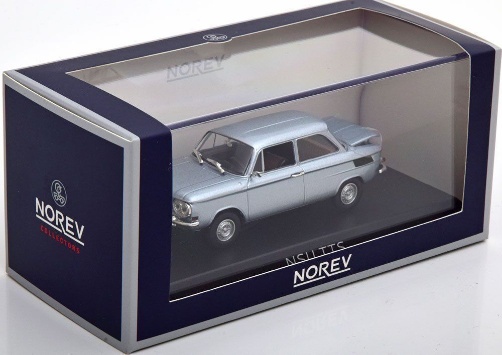 NSU Modellini d'auto: NSU TTS 1970 SILBER 1:43 NOREV – Nuovo e nell'imballaggio originale da Suhr venduto da Moebelsiralfred 3