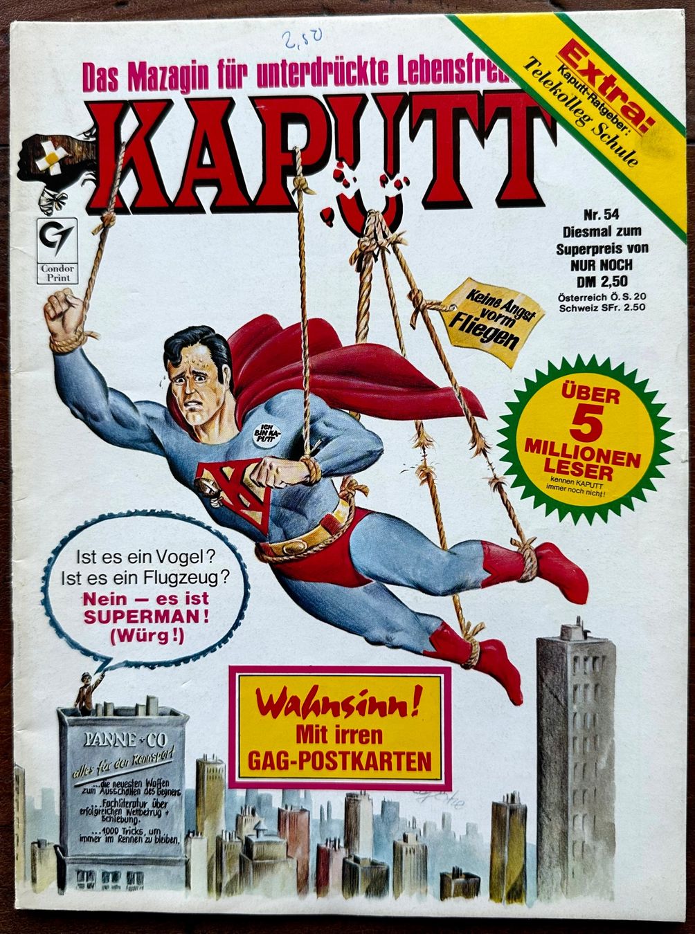 Comics: Kaputt Nr. 54, hunderte Comics eingestellt ab 1.- – Gebraucht aus Seltisberg von quadartswiss